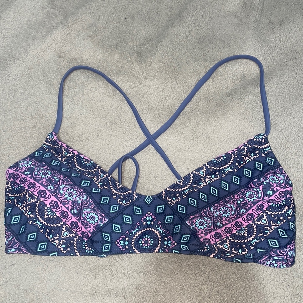 Bikini top paisley floral